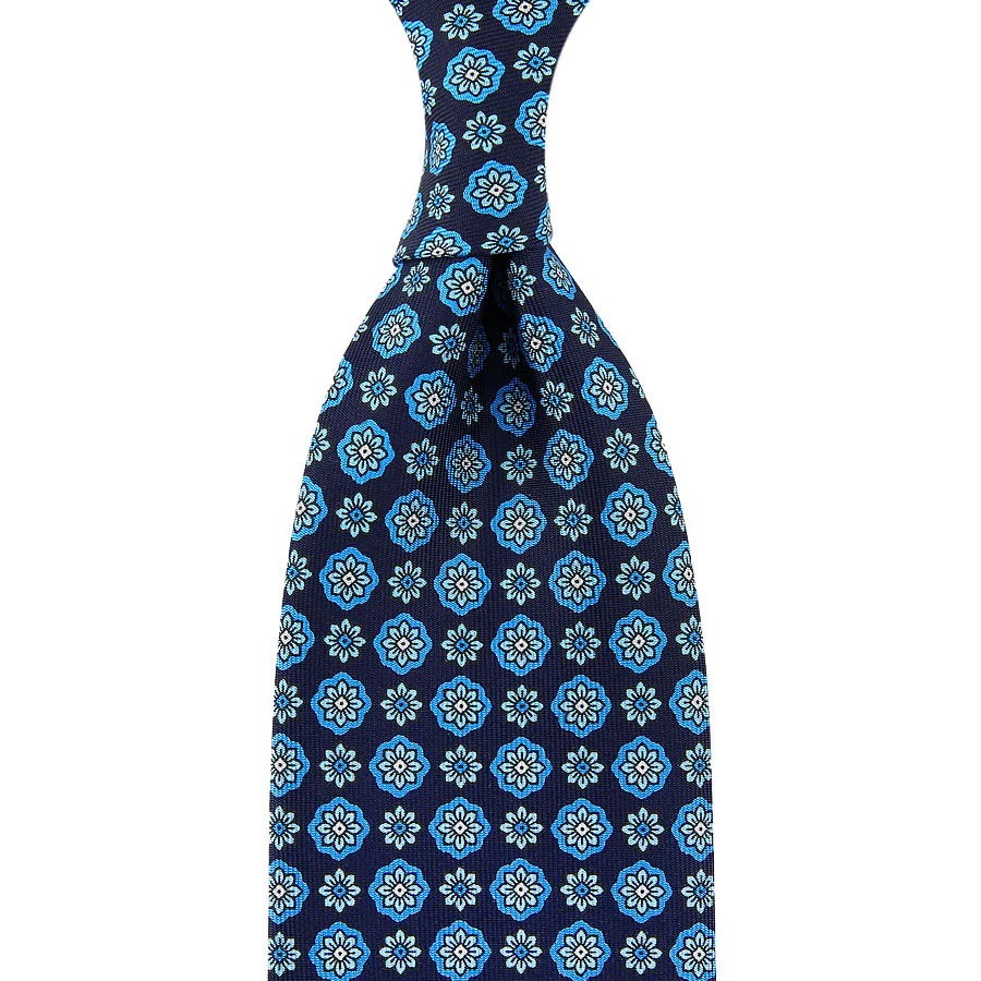 Printed silk, linen and wool ties - made in Italy